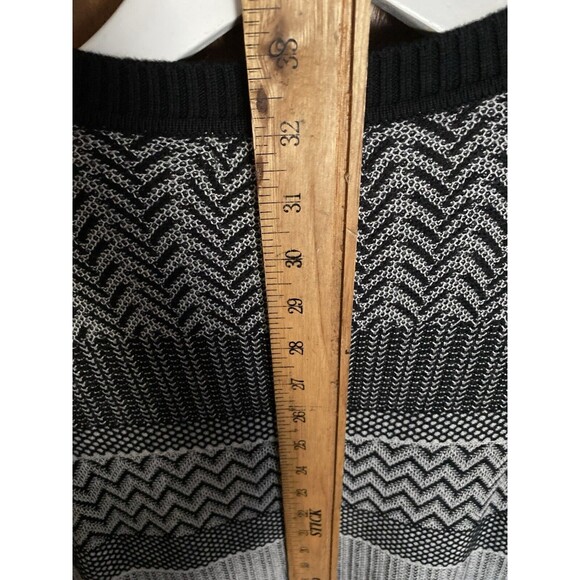 BANANA REPUBLIC Cardigan Sweater Open Front Sleeveless Long Women XS S Black - Picture 7 of 10